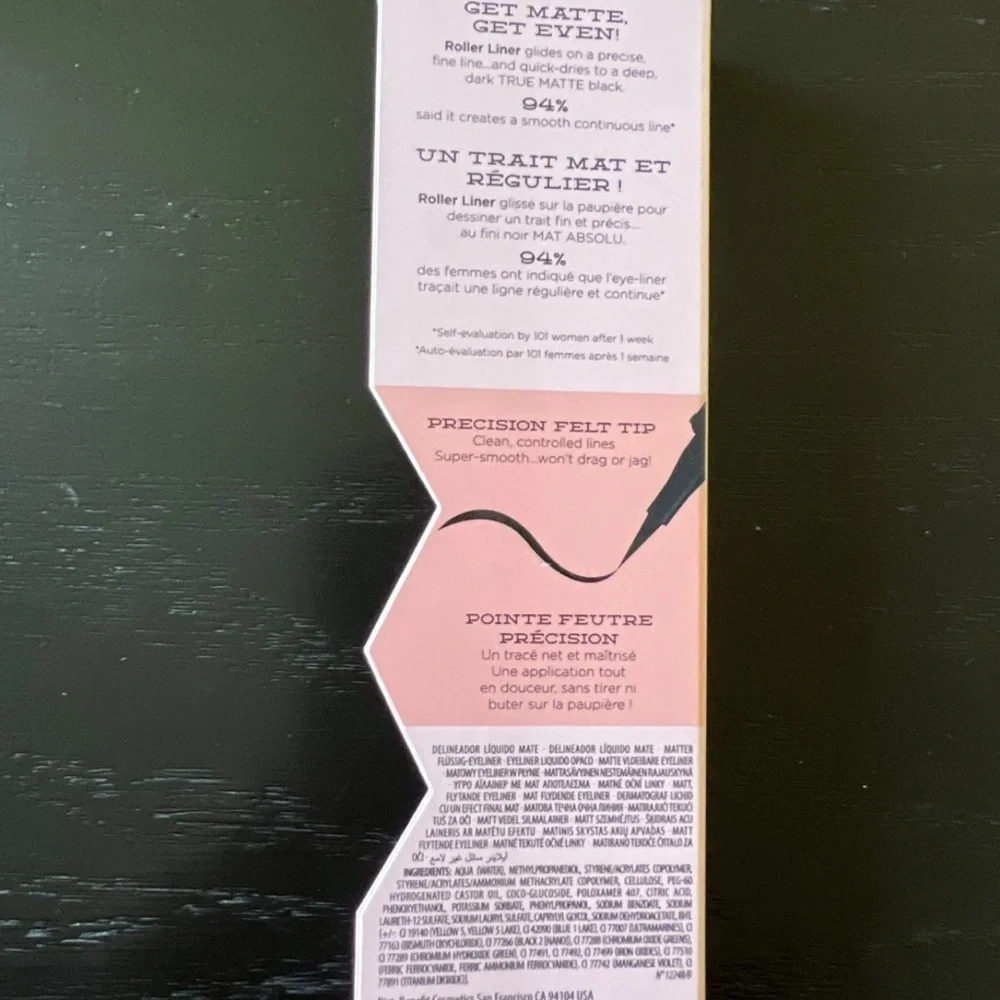 Benefit Precision Matte Eyeliner in Black